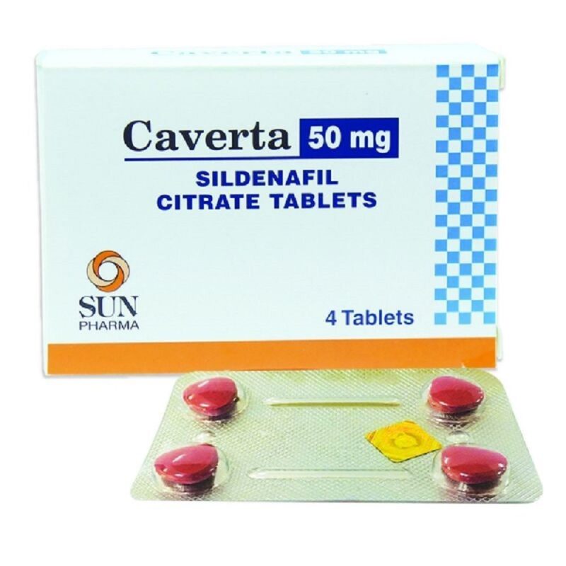 Caverta 50 MG Tablet (Sildenafil Citrate)