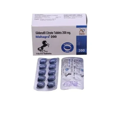 Mahagra 200 mg Tablet (Sildenafil Citrate)