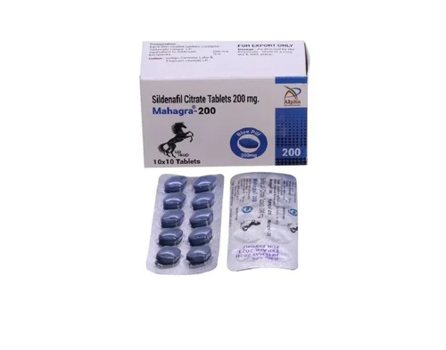 Mahagra 200 mg Tablet (Sildenafil Citrate)