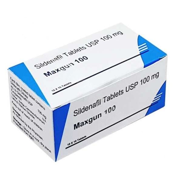 Maxgun 100 mg Tablet (Sildenafil Citrate)