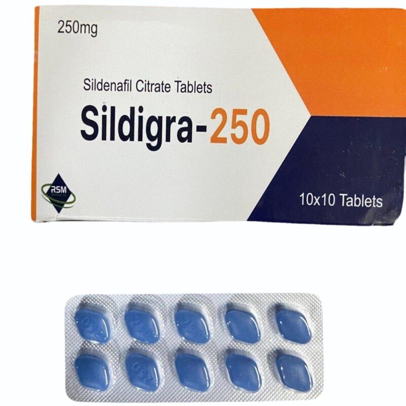 Sildigra 250 Mg TAblet (Sildenafil Citrate)