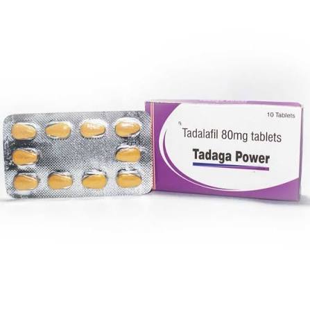 Tadaga Power 80 Mg Tablet (Tadalafil)