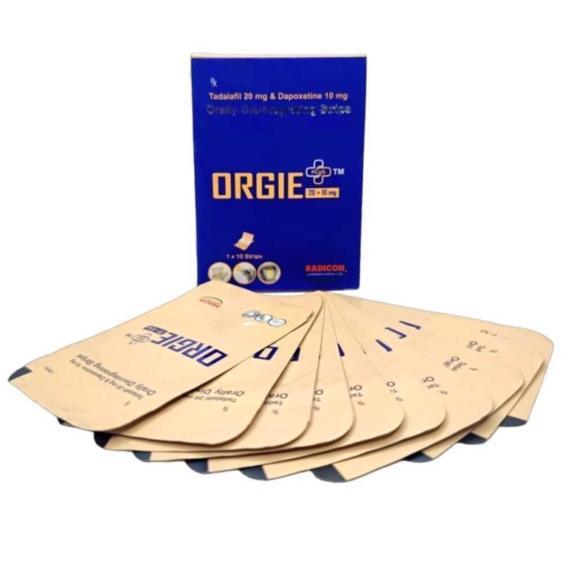 Tadalafil/Dapoxetine Orally Disintegrating Strips (Orgie Plus)