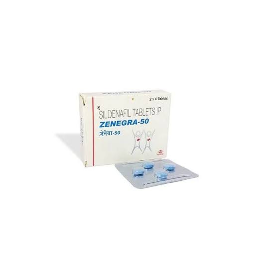 Zenegra 50 mg Tablet (Sildenafil Citrate)