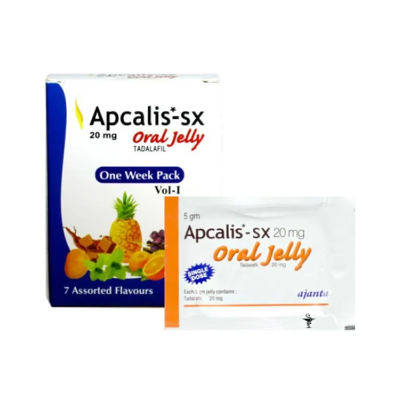 Apcalis Oral Jelly 20 mg(Tadalafil) 7 sachets