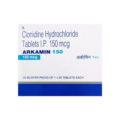Arkamin 150 mcg Tablet (Clonidine)