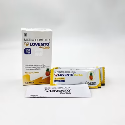 Lovento Oral Jelly Pineapple flavour (Sildenafil Citrate)