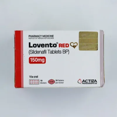 Lovento Red 150 mg Tablet (Sildenafil)