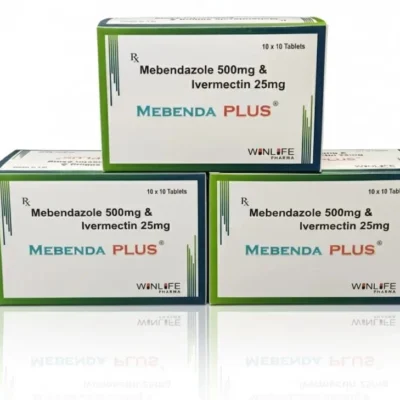 Ivermectin and Mebendazole Tablets Parasite Treatment