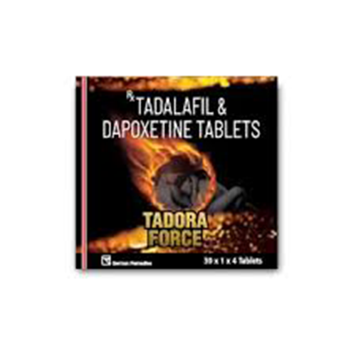 Tadora Force 80 mg (Tadalafil/Dapoxetine)