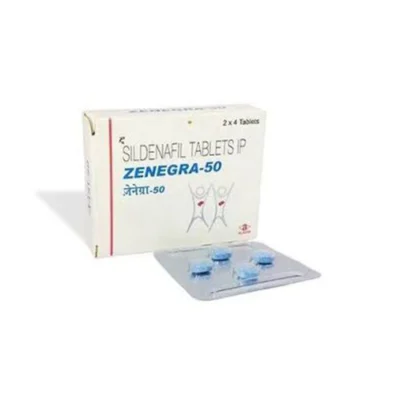 Zenegra 50 mg Tablet (Sildenafil Citrate)